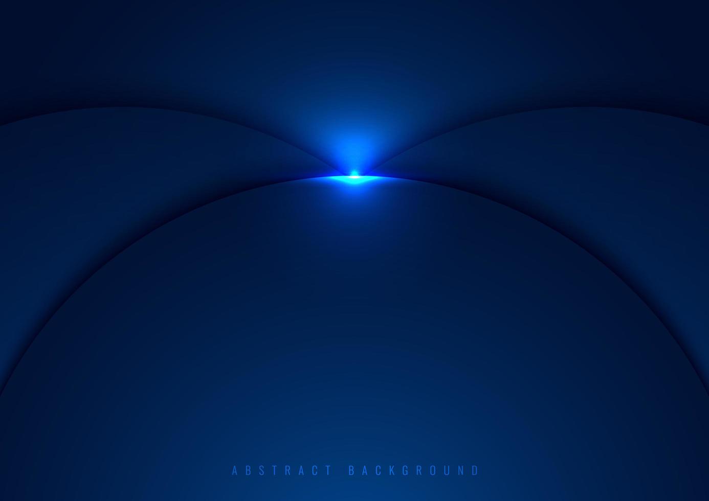 blå cirklar överlappande med glödbelysningseffekt vektor