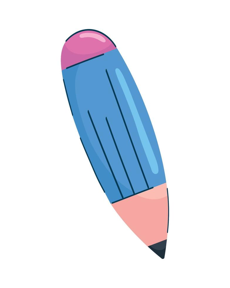 blauer Bleistift Graphitvorrat vektor