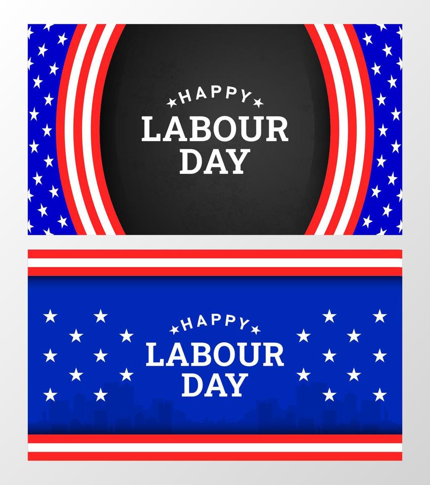 Happy Labor Day Hintergrund mit gelben Streifen und Werkzeugen vektor