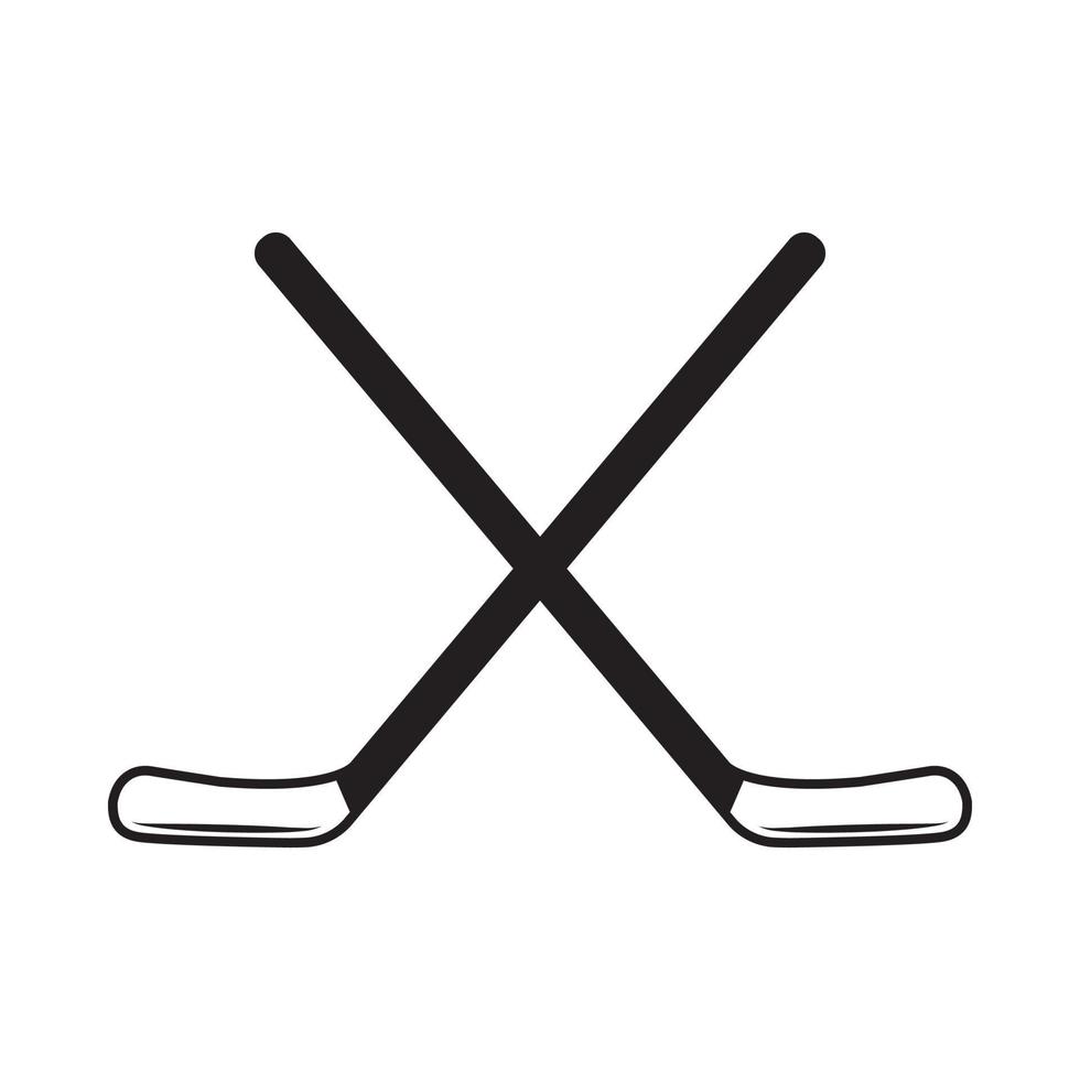 årgång retro vinter- sport hockey pinne. kan vara Begagnade tycka om emblem, logotyp, bricka, märka. märke, affisch eller skriva ut. svartvit grafisk konst. vektor illustration. gravyr