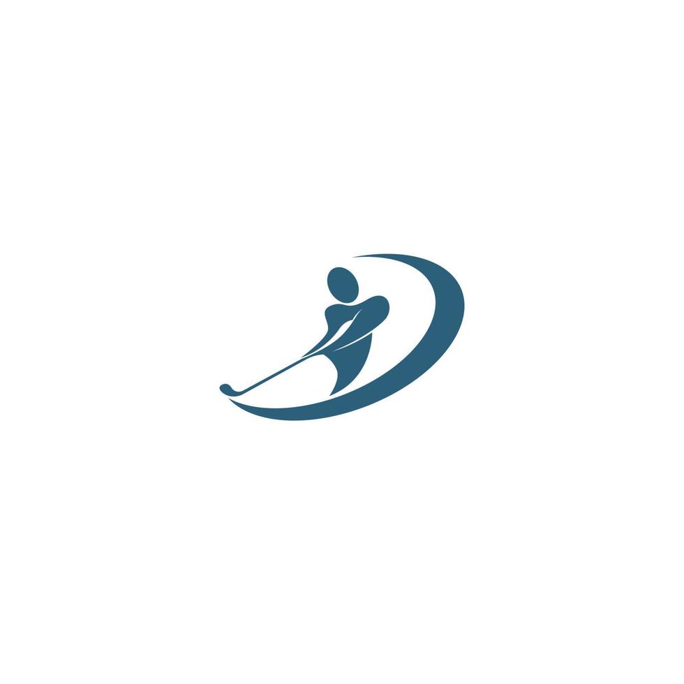 Golf-Symbol-Logo-Illustration vektor