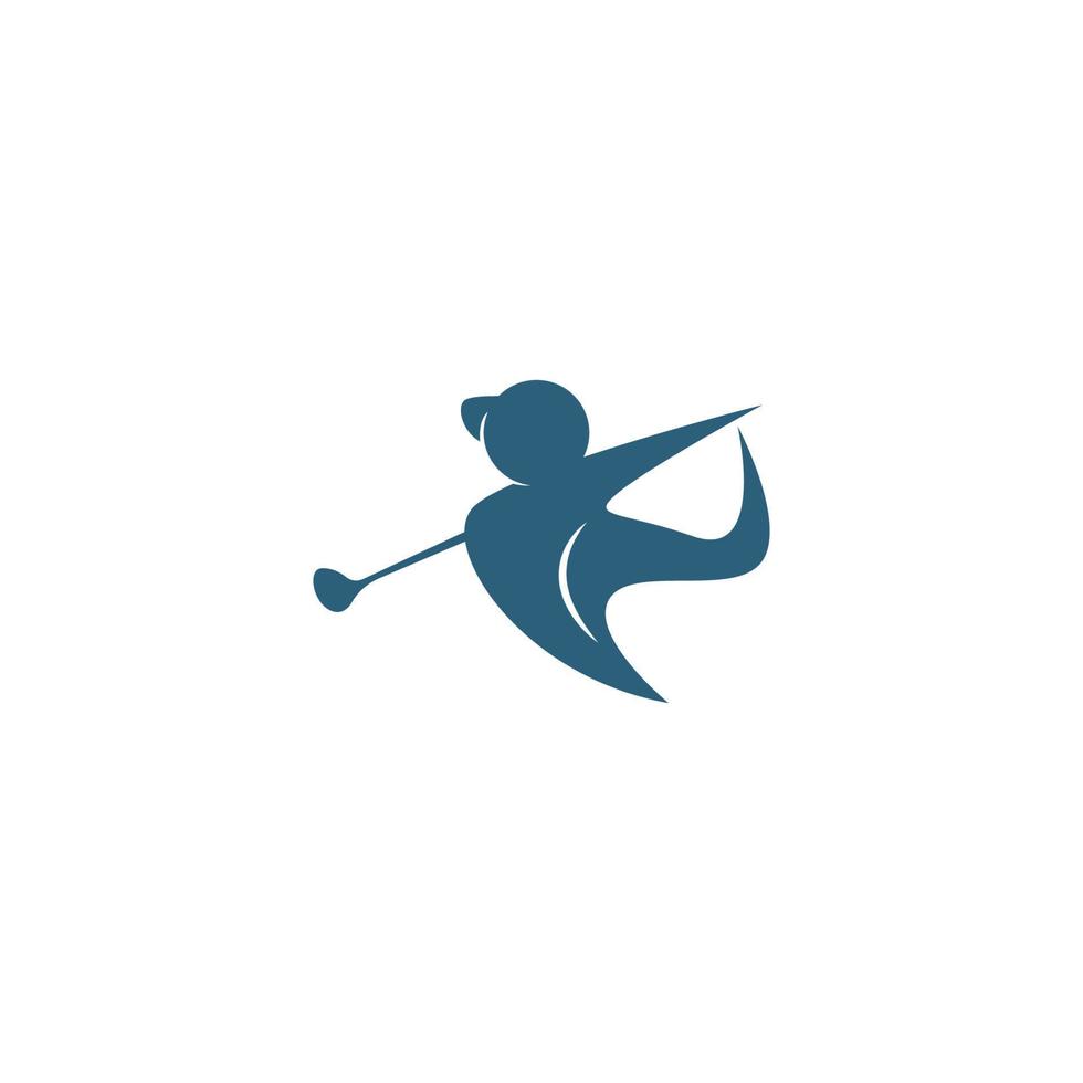 Golf-Symbol-Logo-Illustration vektor