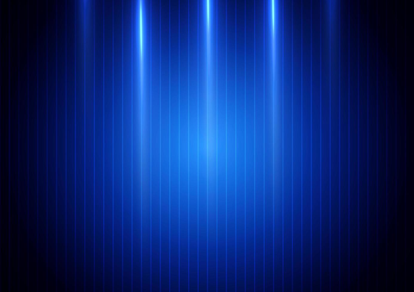 blått vertikalt ljus på blå bakgrund vektor