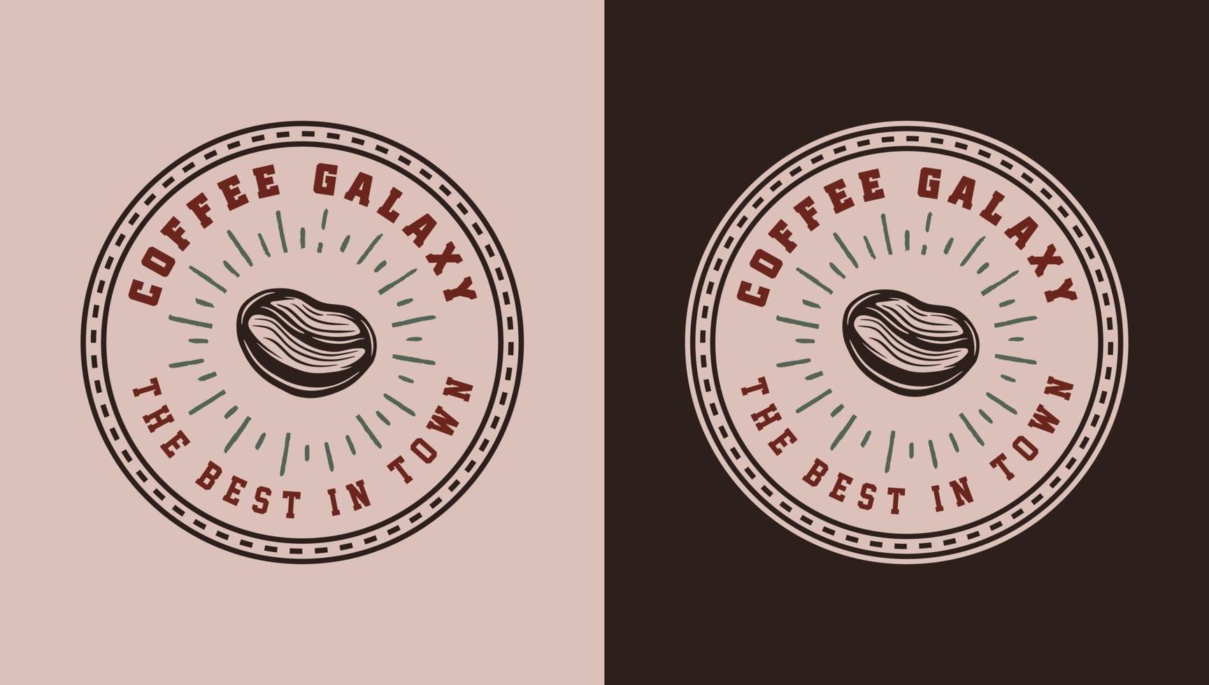 satz von vintage-retro-kaffee-emblem, logo, abzeichen, etikett. markieren, plakatieren oder drucken. monochrome Grafik. Vektor-Illustration. Illustration im Gravurstil. vektor