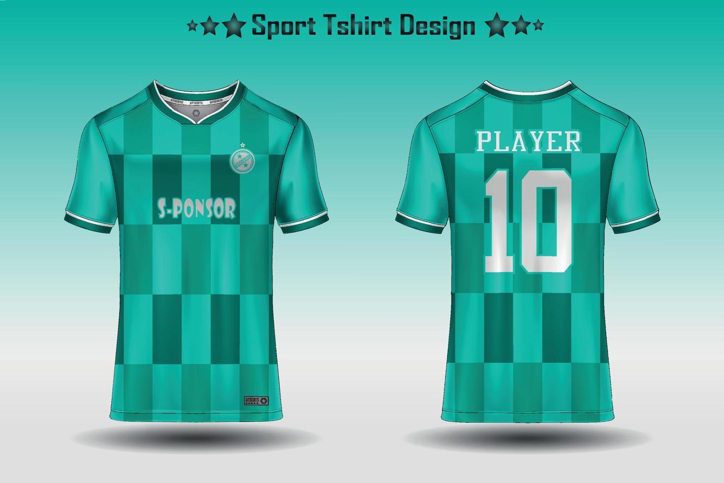 Fußballtrikot-Mockup-Fußballtrikot-Design-Sublimationssport-T-Shirt-Design-Kollektion für Rennen, Radfahren, Spiele, Motocross vektor