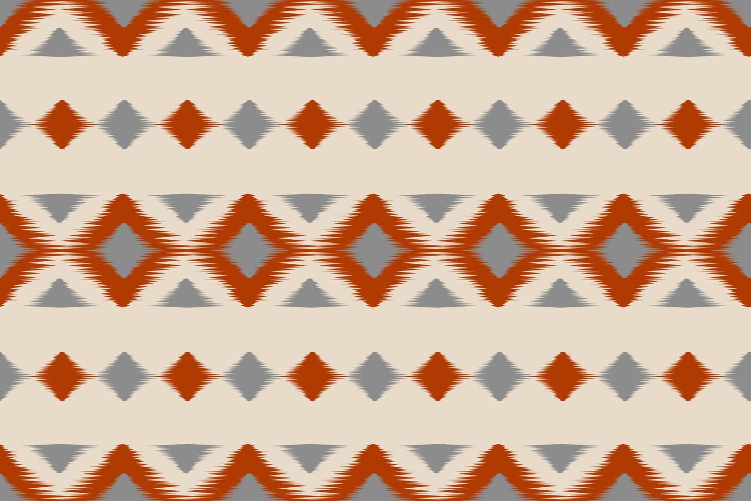 etnisk ikat sömlös mönster i stam. aztec geometrisk etnisk prydnad skriva ut. ikat mönster stil. vektor