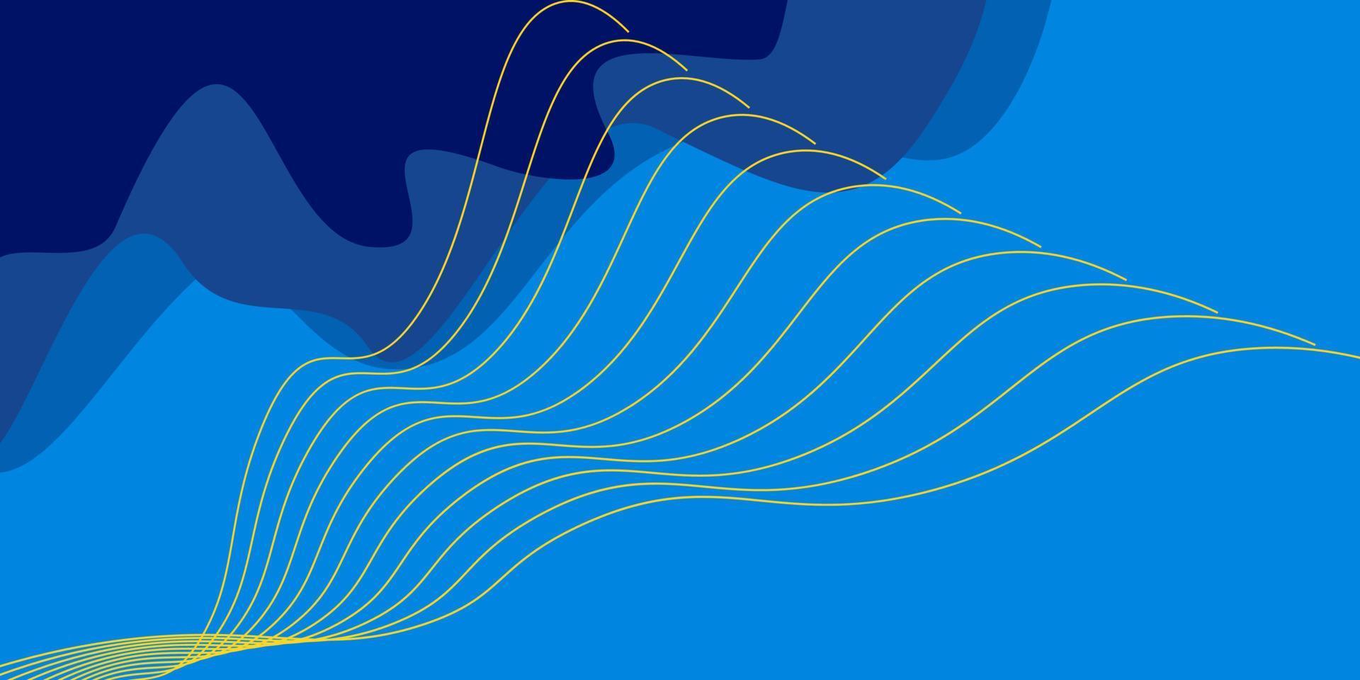 Hintergrund abstrakte Farbverlauf flüssige Wellenform vektor