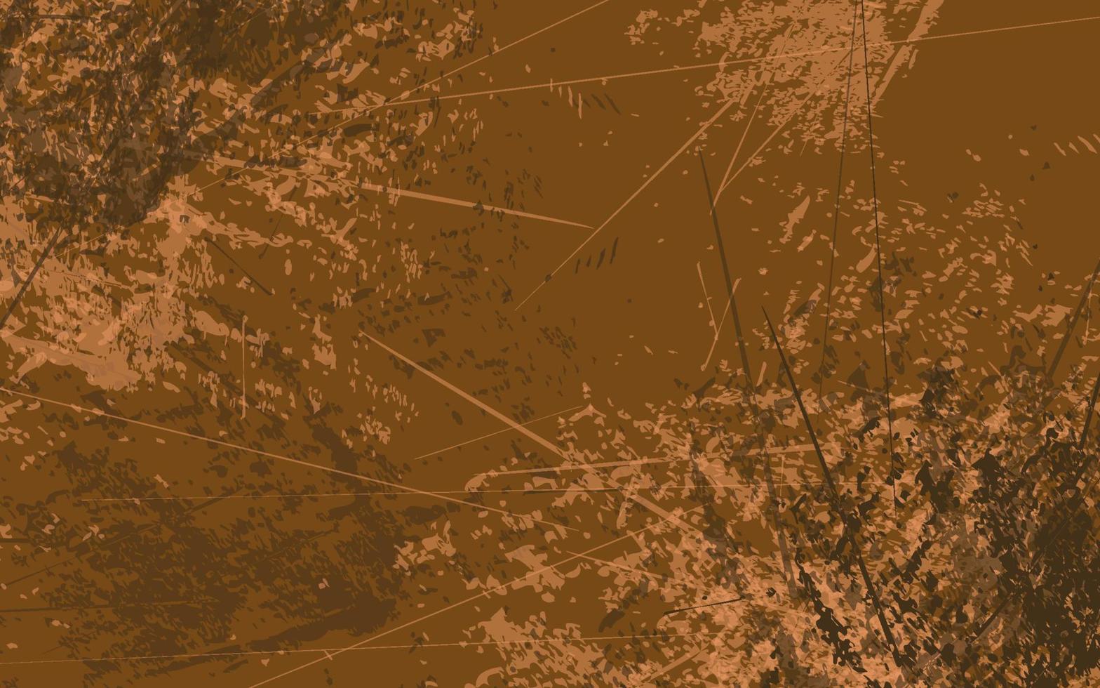 abstrakte Grunge-Textur braune Farbe Hintergrundvektor vektor