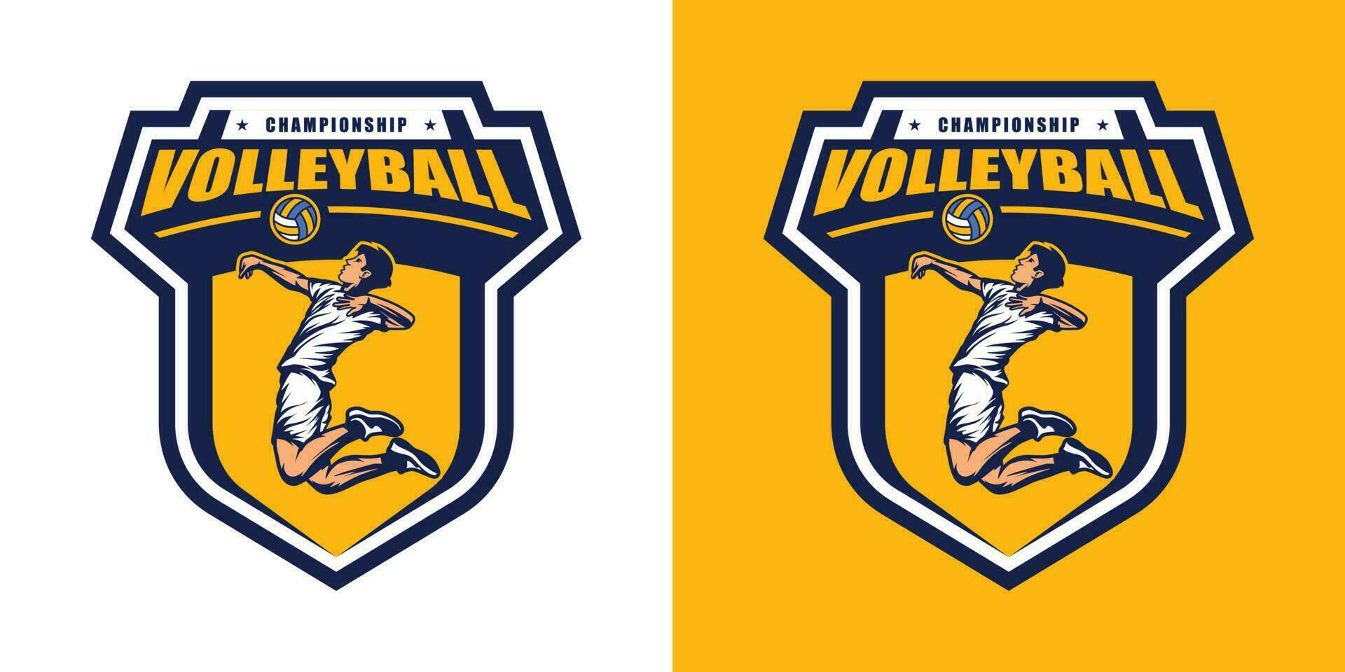 Volleyball-Logo-Vektor vektor