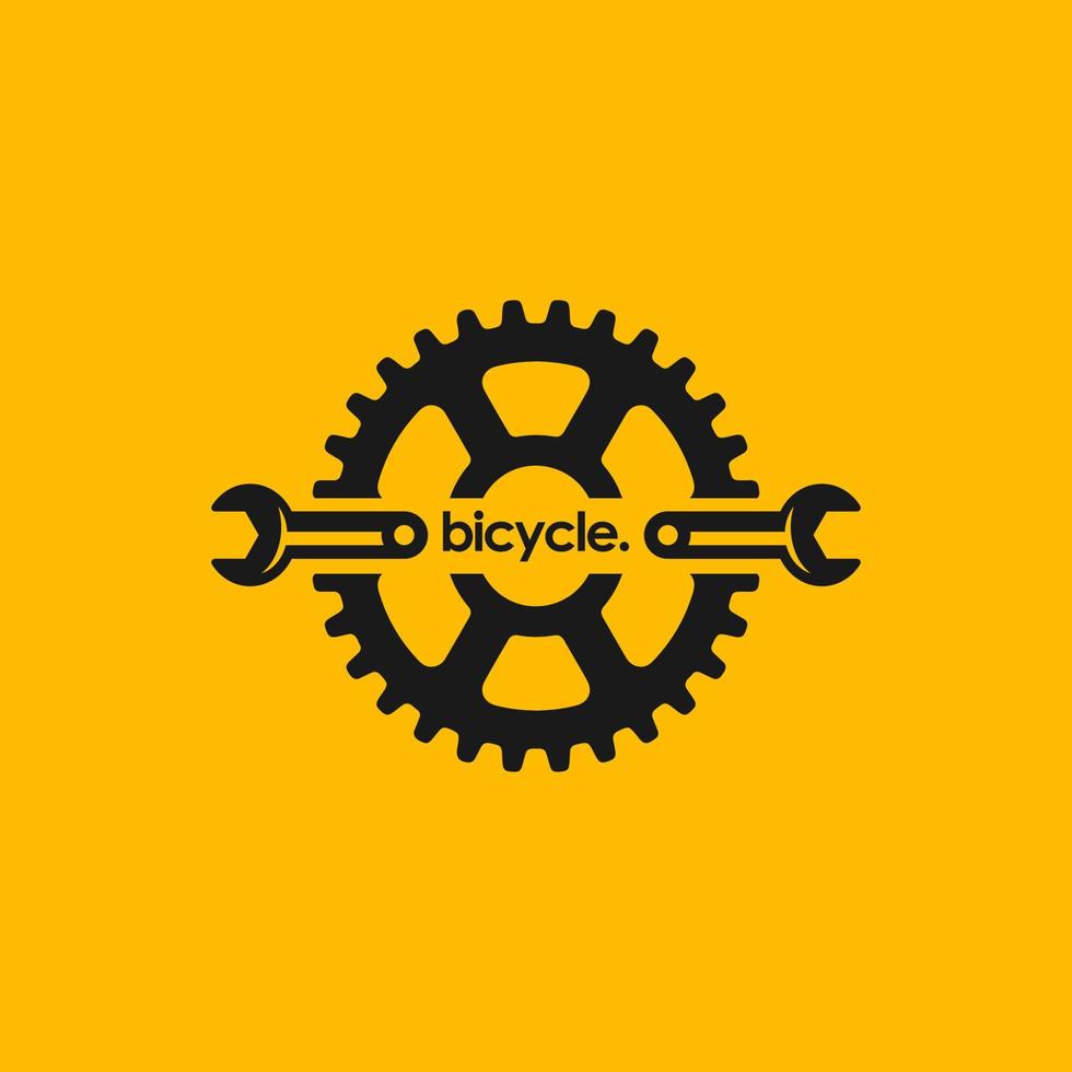 Fahrrad-Logo-Vektor vektor