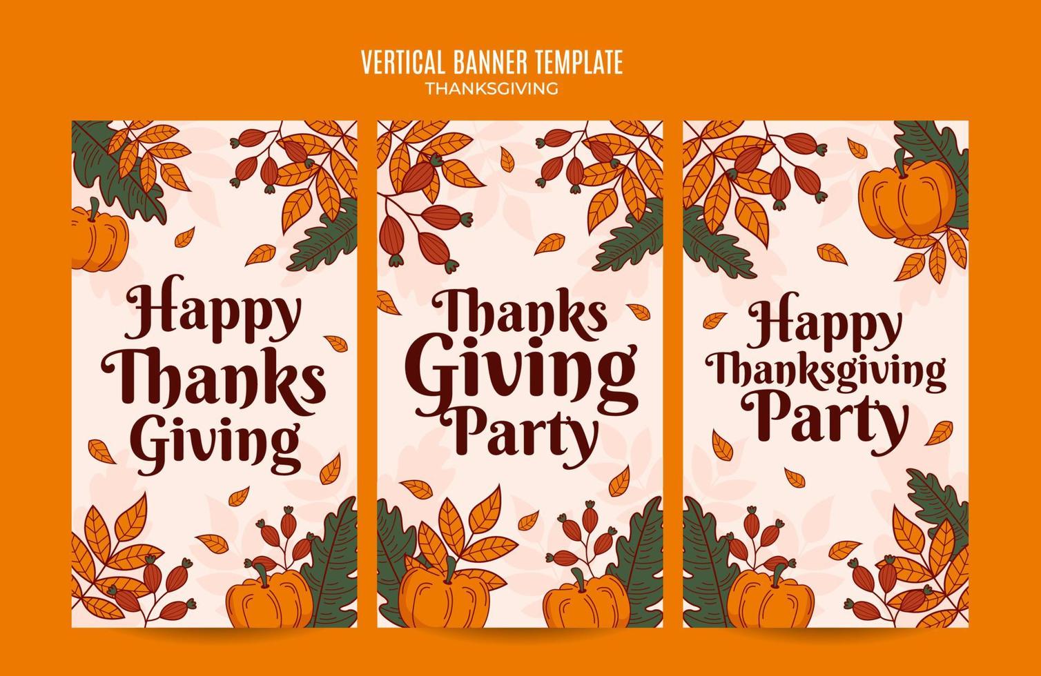 Thanksgiving-Design für Werbung, Banner, Flugblätter und Flyer vektor