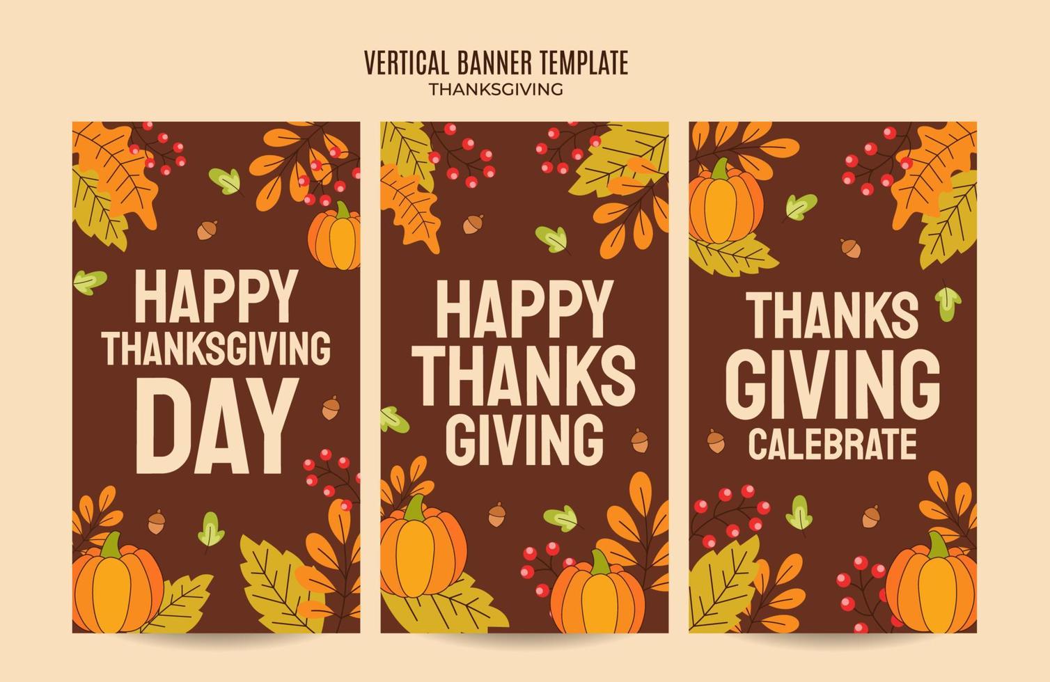 Thanksgiving-Design für Werbung, Banner, Flugblätter und Flyer vektor