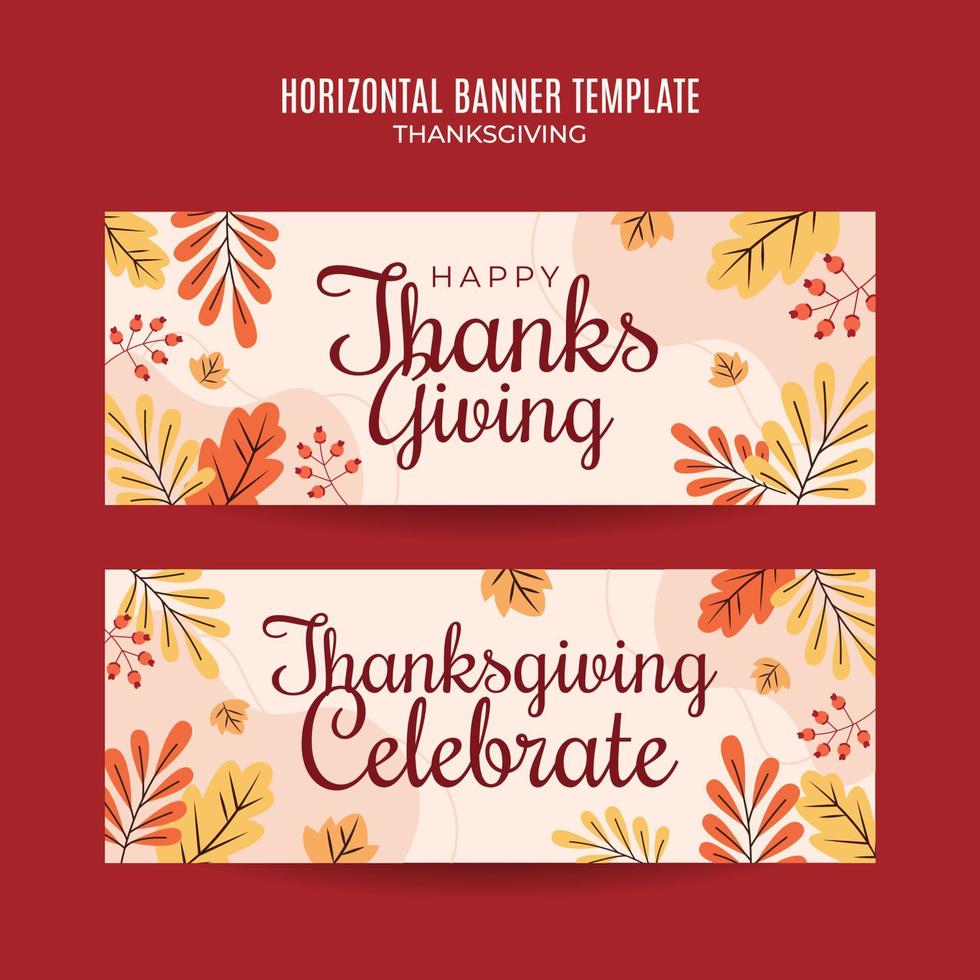 Thanksgiving-Design für Werbung, Banner, Flugblätter und Flyer vektor