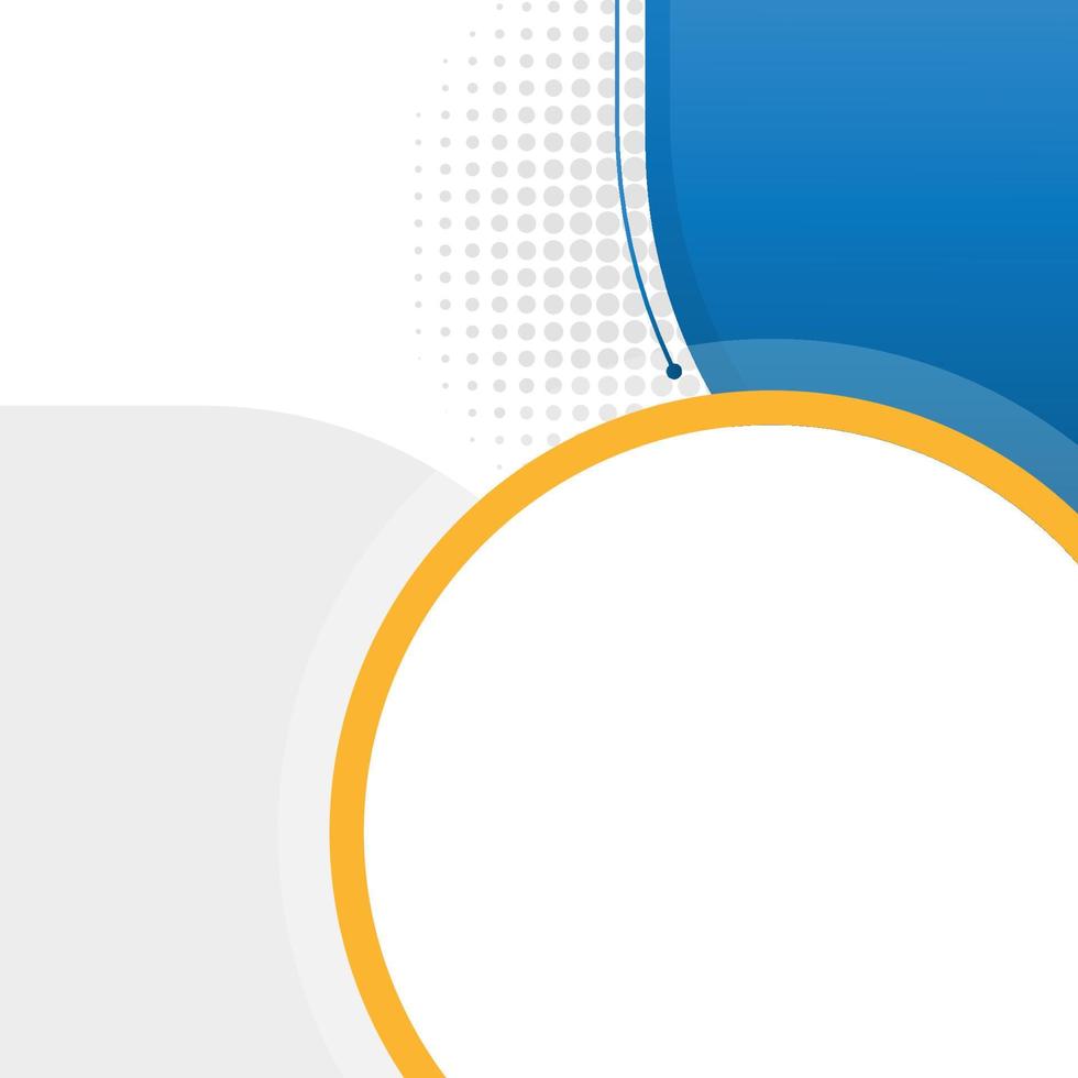 moderne blaue und gelbe Farbverlauf Hintergrund Banner Design Web Template Sammlung für Website Social Media Werbung Flyer Einladungskarte vektor