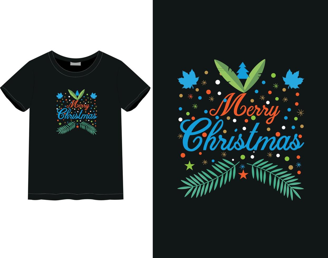 Frohe Weihnachten Tagest-shirt vektor