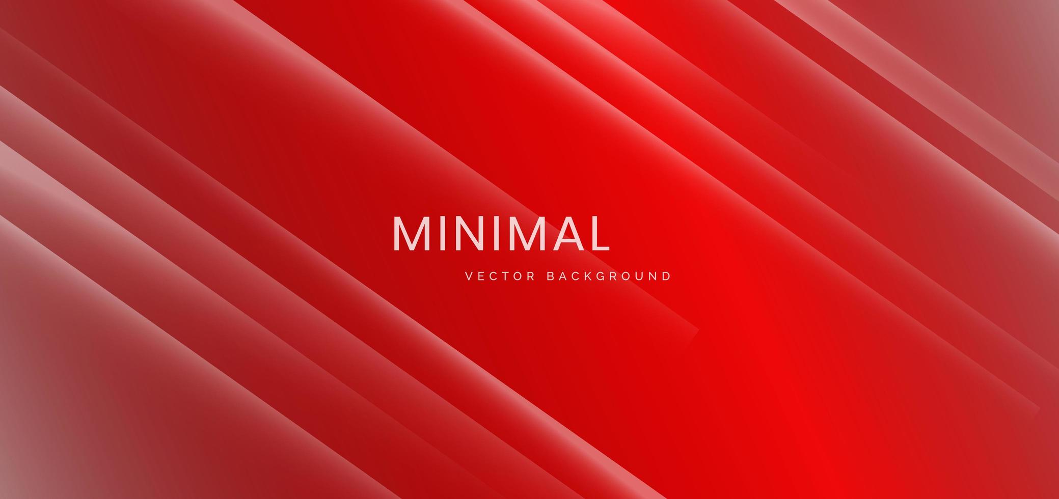 minimalistisk röd och vit lutningsbakgrund vektor