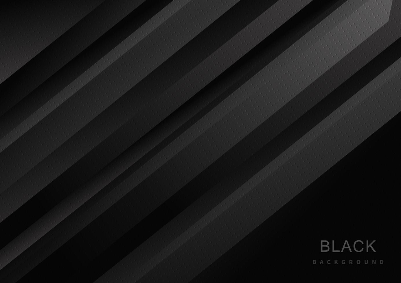 abstrakt modern svart bakgrund med diagonala ränder vektor
