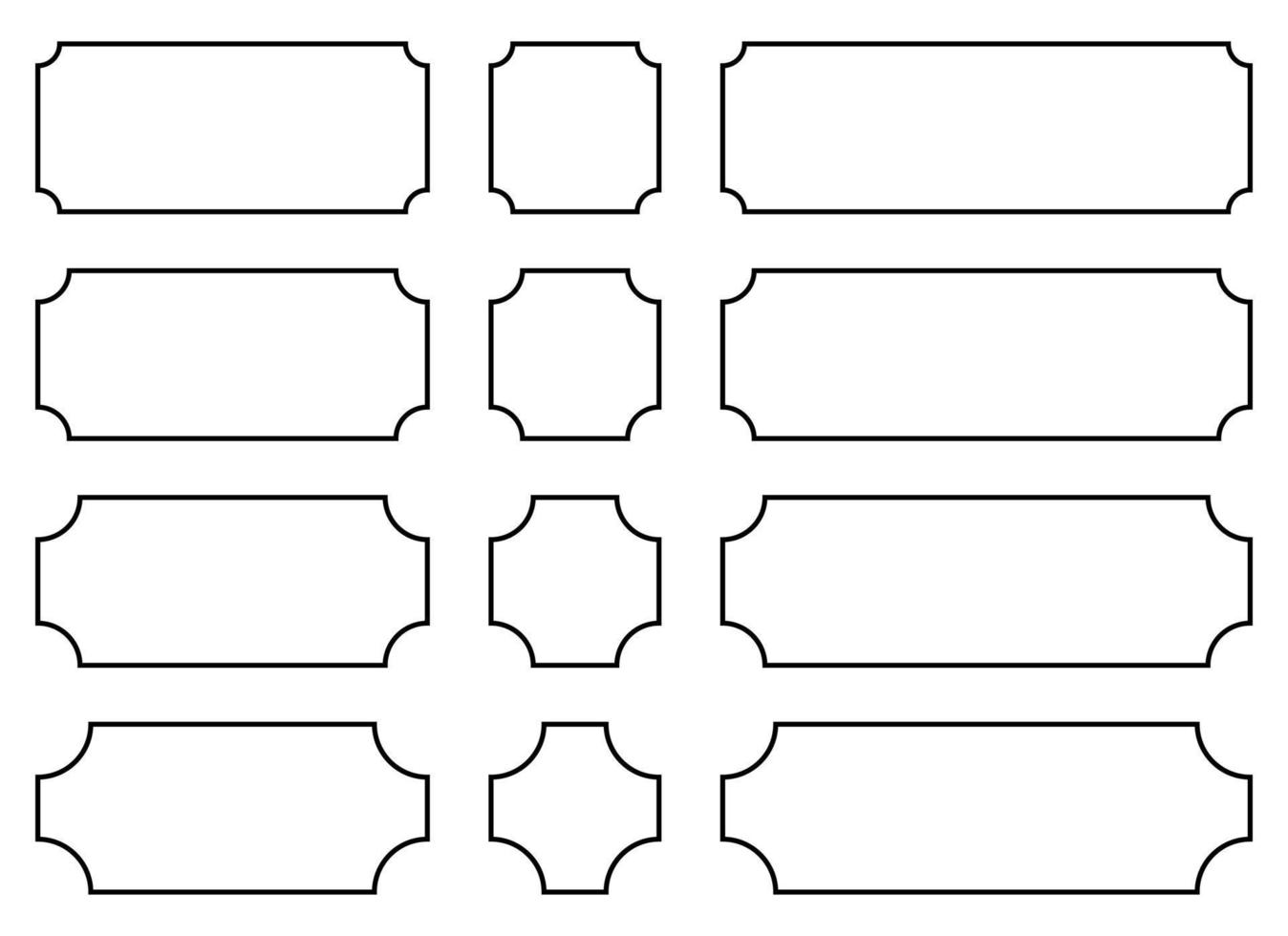 svart enkel baner vektor design illustration isolerat på vit bakgrund