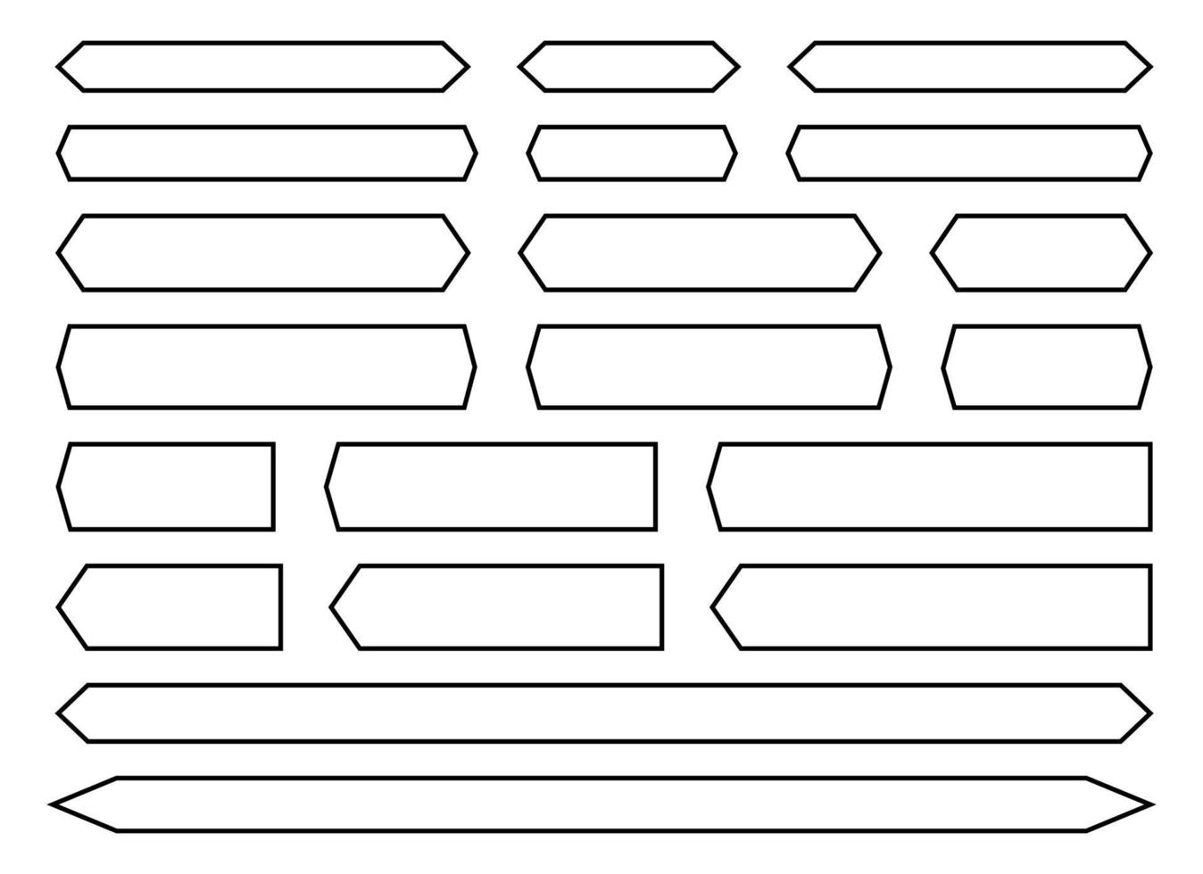 svart enkel baner vektor design illustration isolerat på vit bakgrund