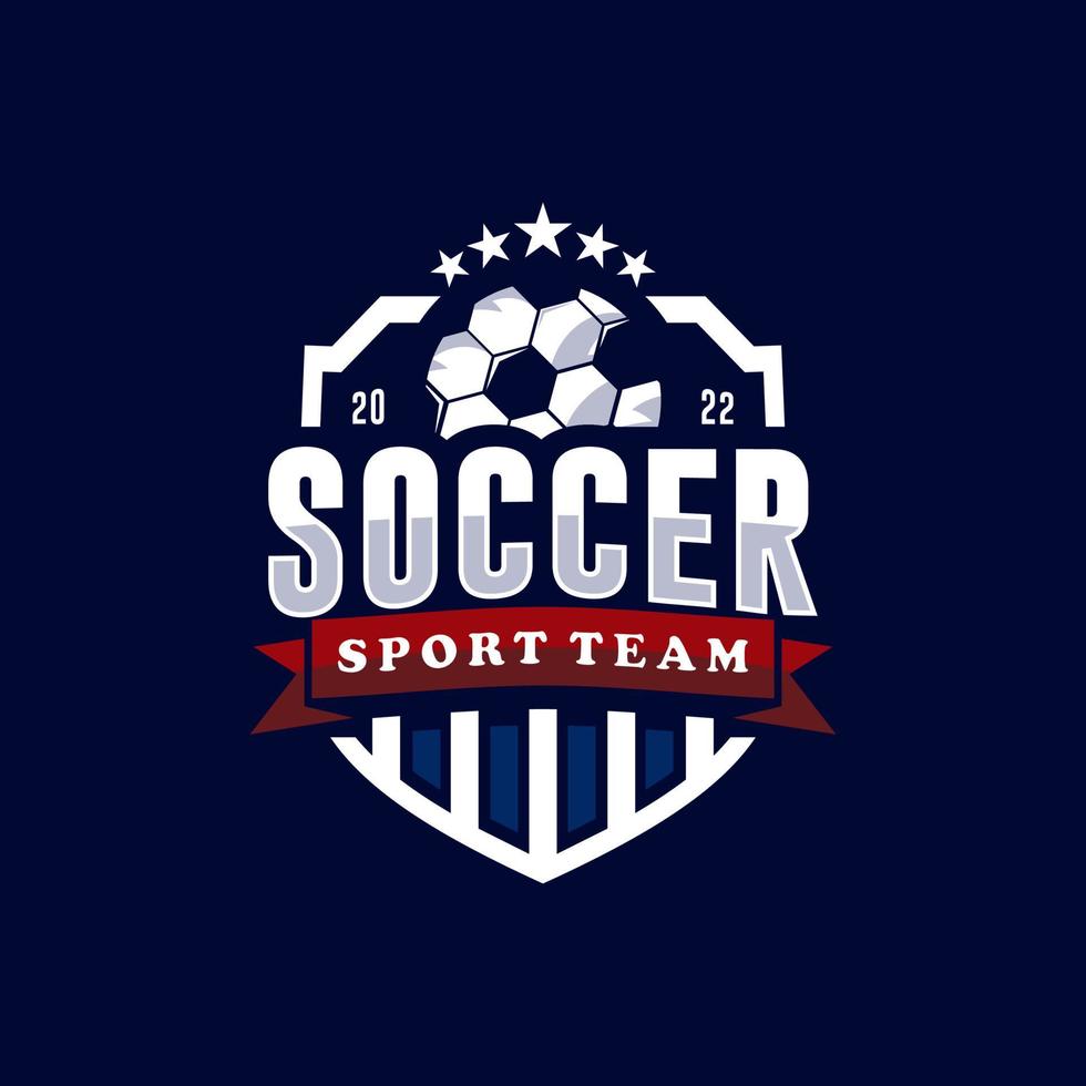 fotboll fotboll team logotyp vektor