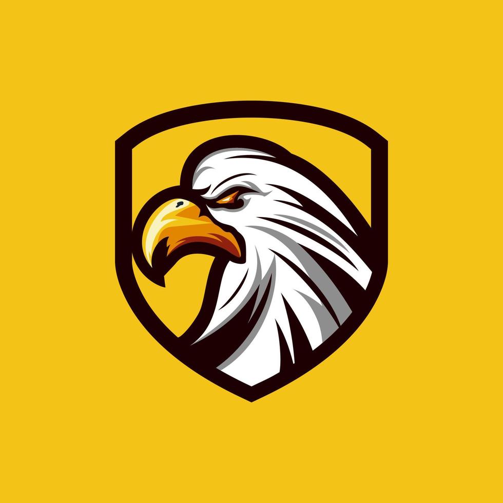 Adler-Logo mit Premium-Qualitätsvektor für Ihr Unternehmen vektor