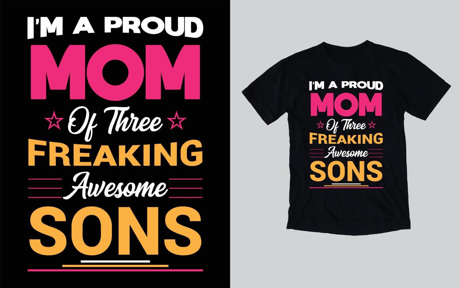 mödrar dag kärlek mamma t-shirt design vektor