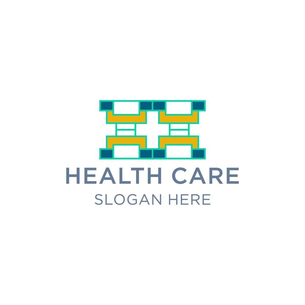 Logo-Icon-Design-Vektor für das Gesundheitswesen vektor