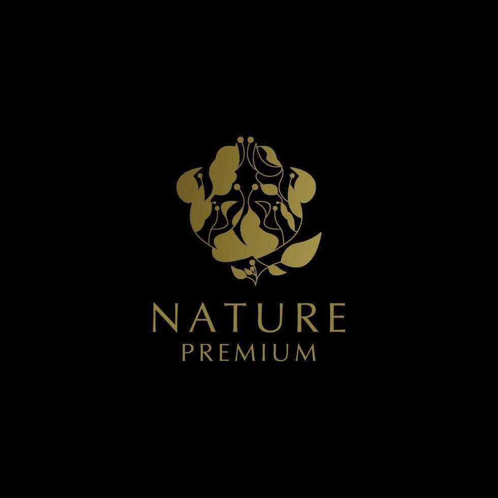 natur logotyp ikon vektor bild