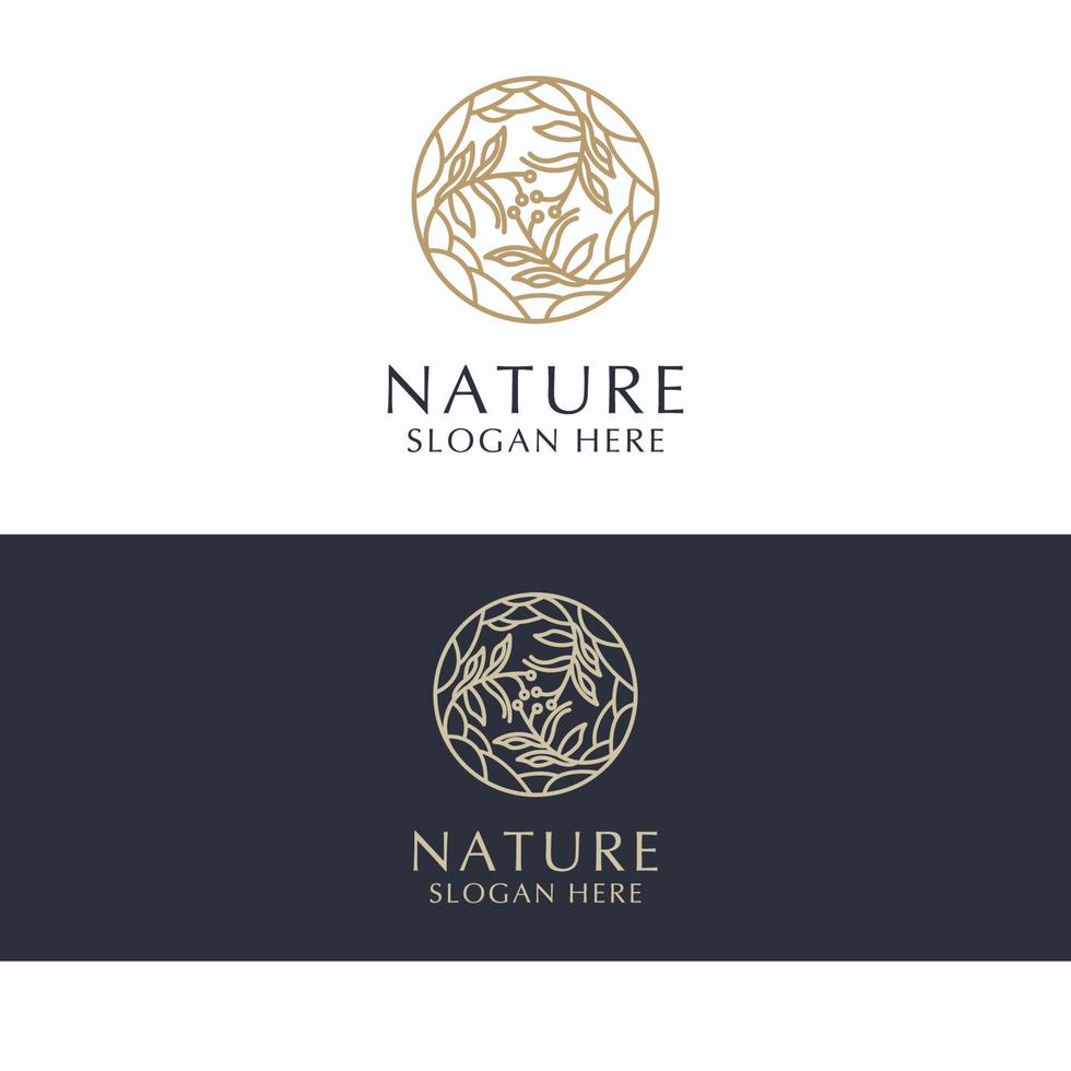 Natur-Logo-Symbol Vektor-Bild vektor