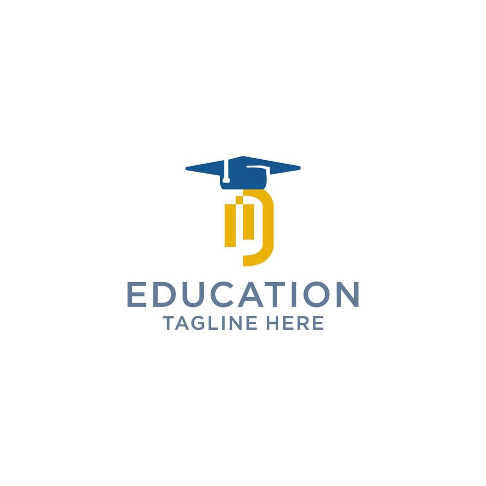 utbildning logotyp ikon vektor bild