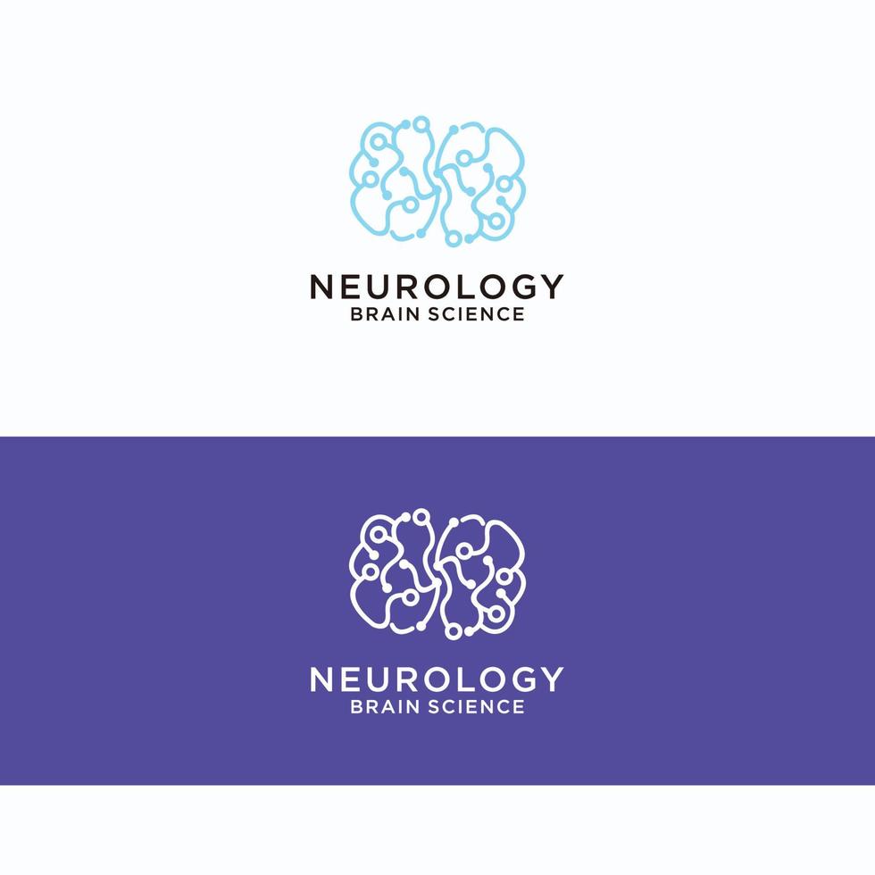 Neuron-Logo-Symbol-Vektor-Bild vektor