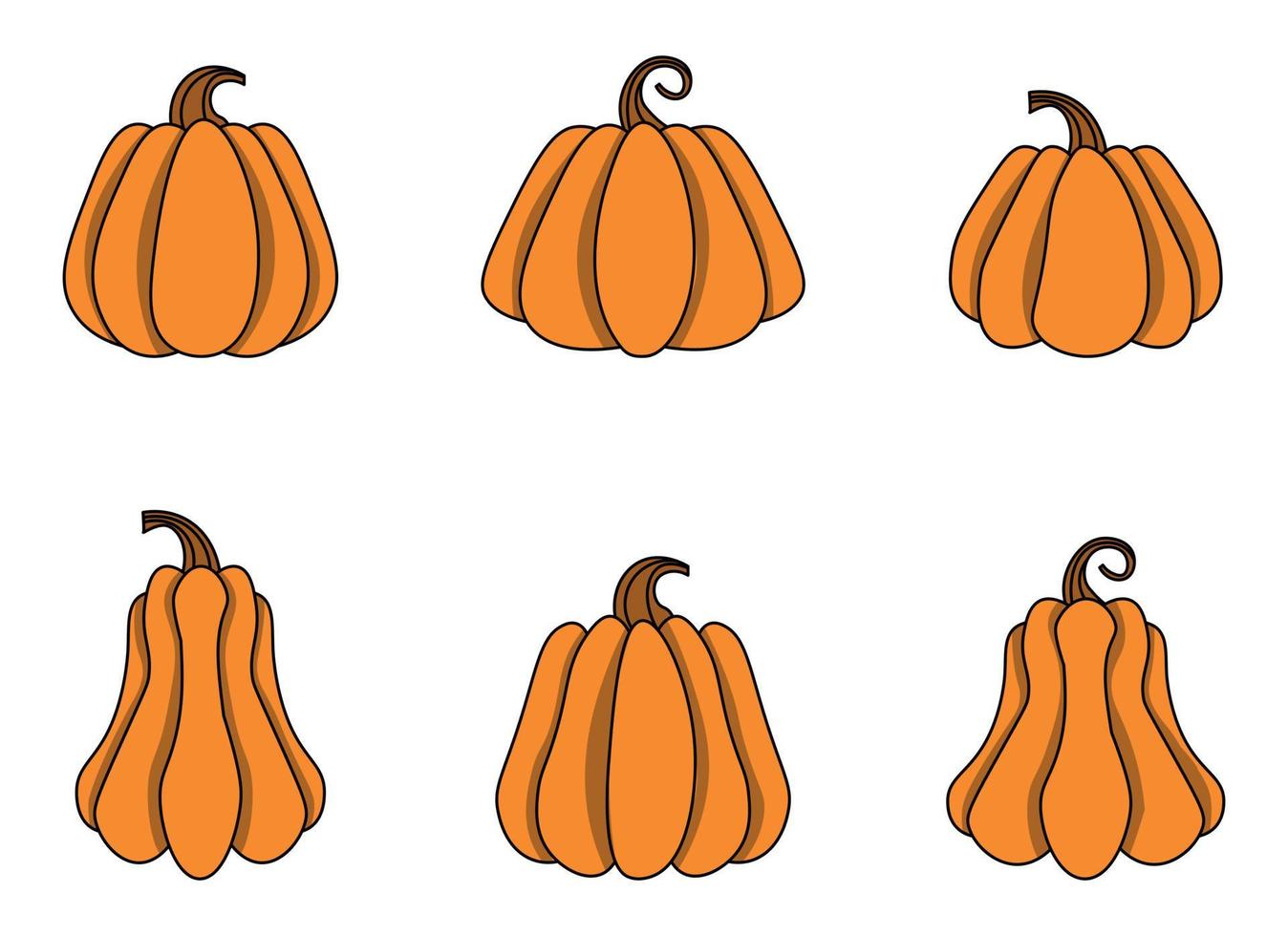 pumpa design illustration isolerat på vit bakgrund vektor