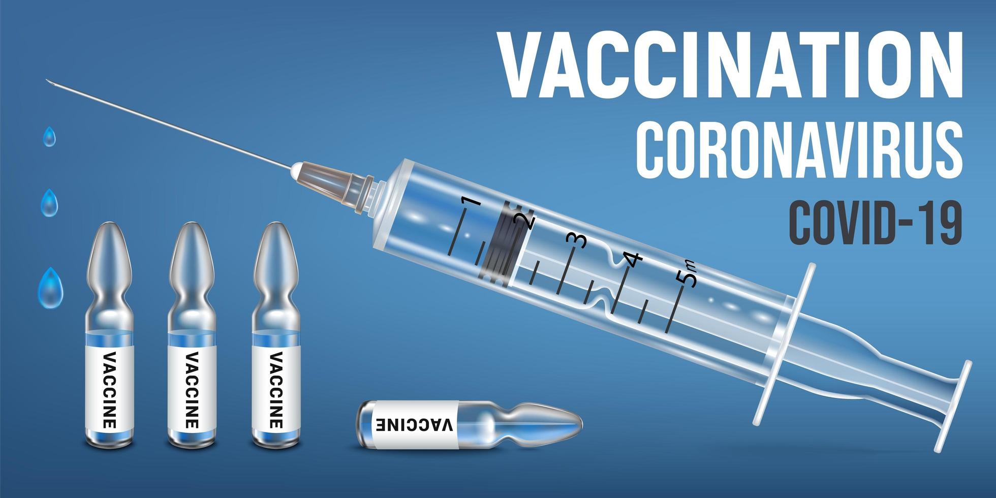 vektor vaccination banner