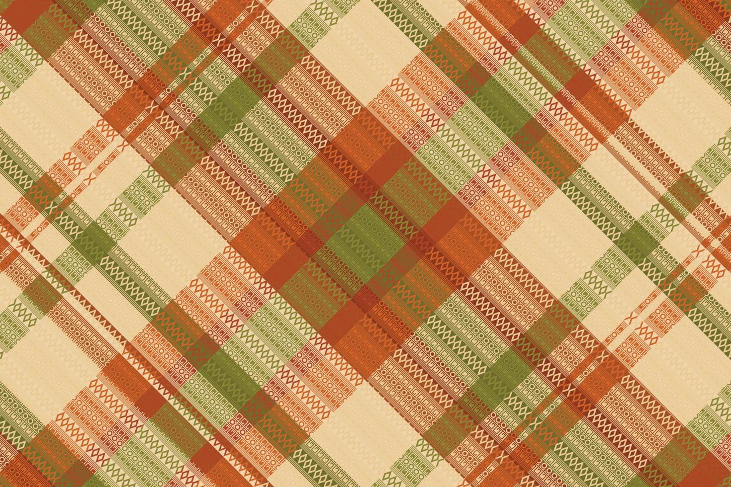 Tartan oder kariertes Vintage-Farbmuster. vektor