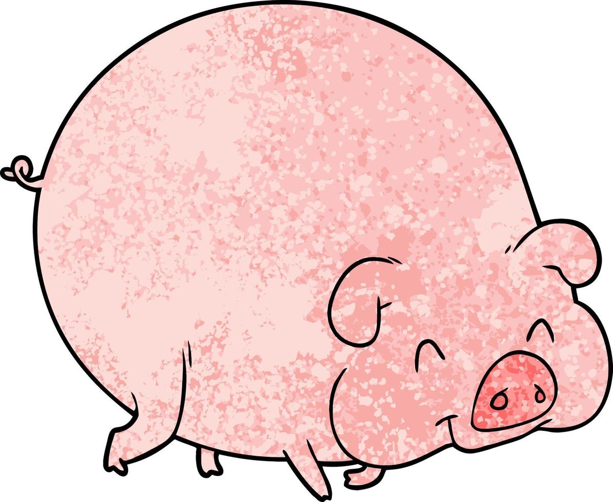 tecknad serie gris karaktär vektor