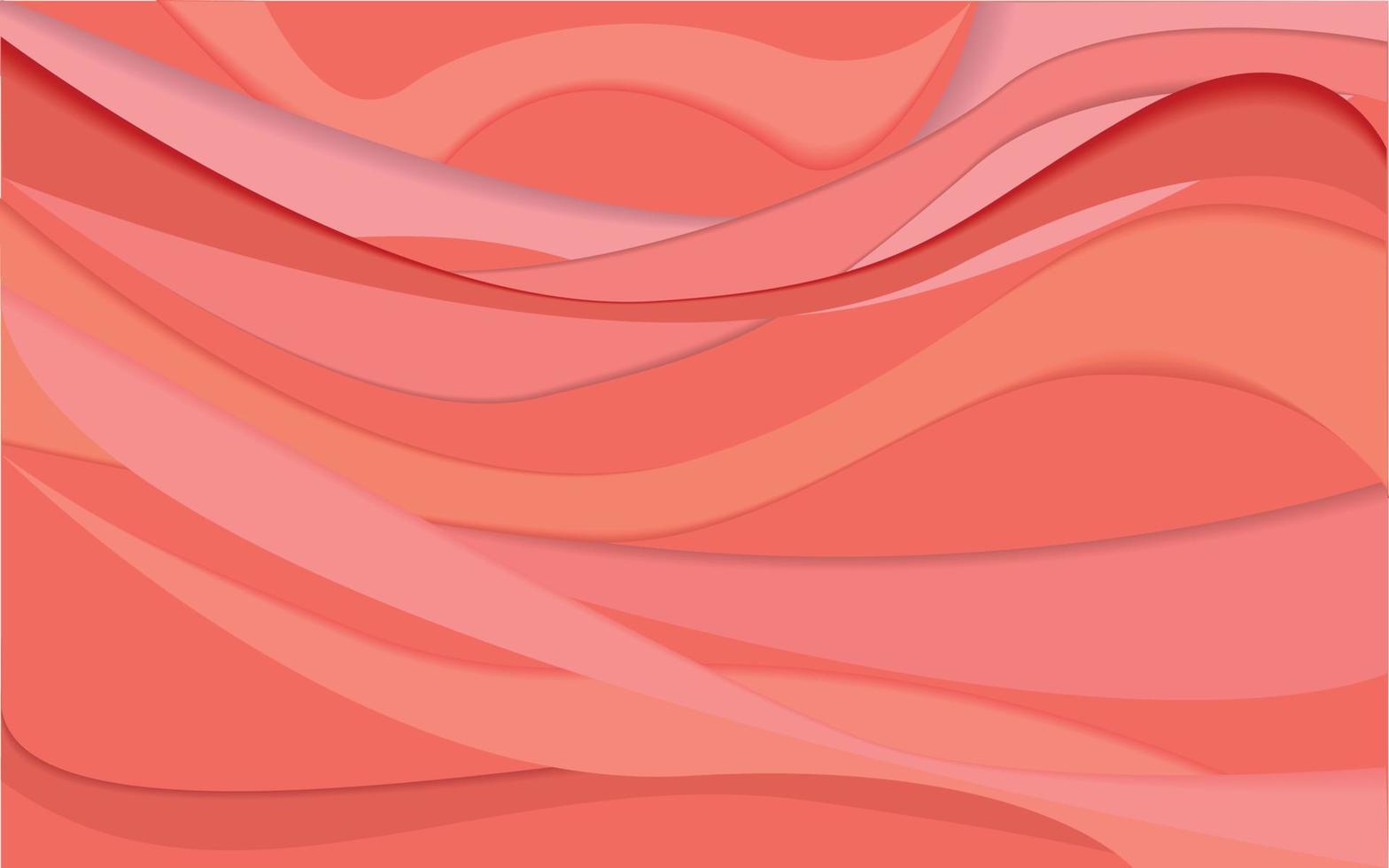 Vektor abstrakter korallenroter und orangefarbener Hintergrund aus horizontal und diagonal verlaufenden Linien. sommer, fröhlich, fröhlich, hell. Platz kopieren. Farbe Mohn Sonnenuntergang
