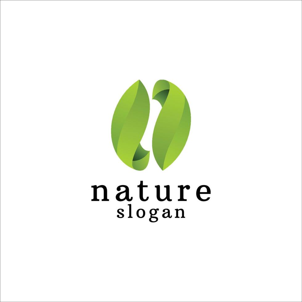 natur logotyp ikon design mall. lyx, vektor. vektor