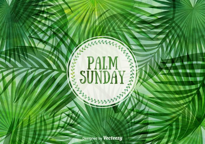 Gratis Palm Sunday Vector Illustration