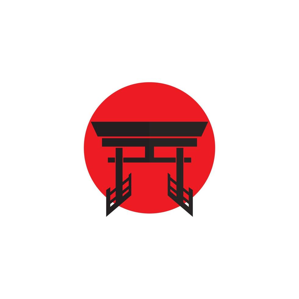 Torii-Tor-Symbol vektor