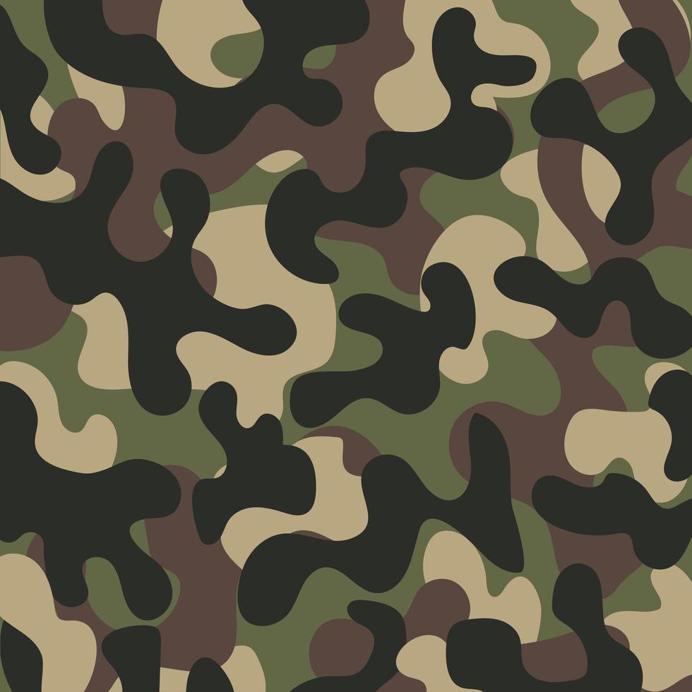 militär kamouflagemönster bakgrund vektor