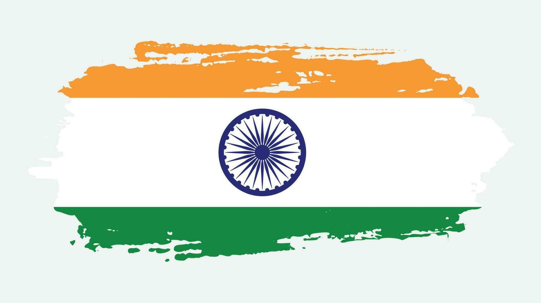 stänk textur effekt indisk flagga vektor