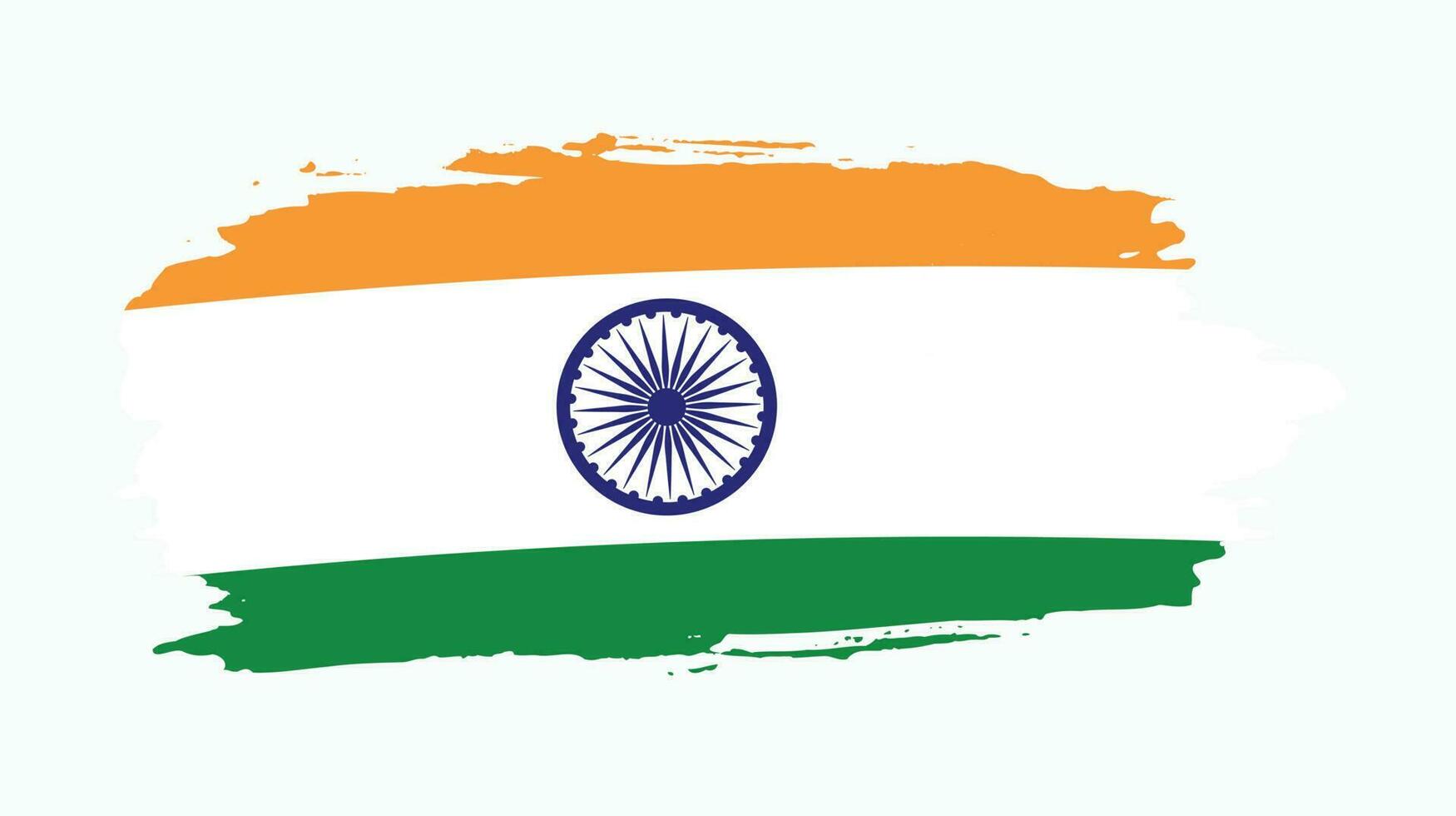 Indien-Grunge-Flag-Vektor vektor