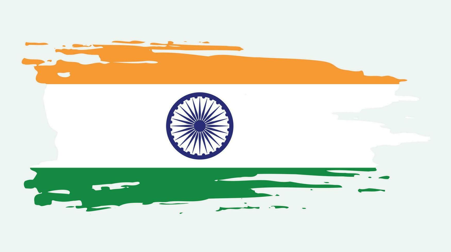 professionell Indien grunge flagga vektor