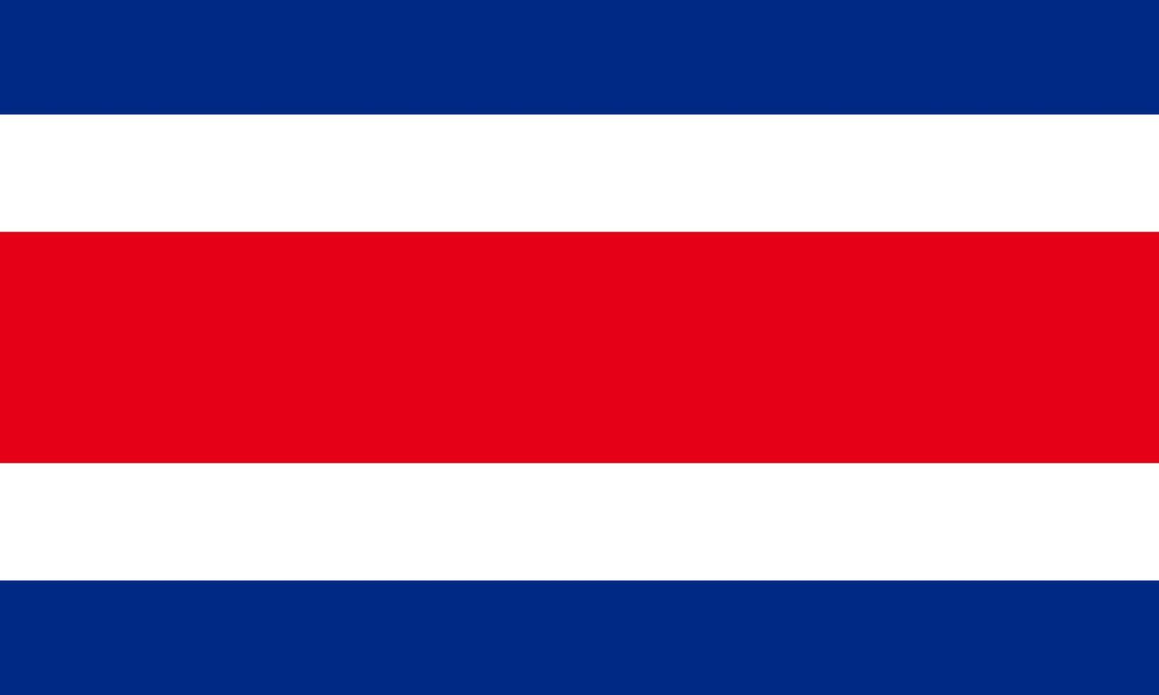 Flagge von Costa Rica. symbol des unabhängigkeitstags, souvenir-fußballspiel, knopfsprache, symbol. vektor
