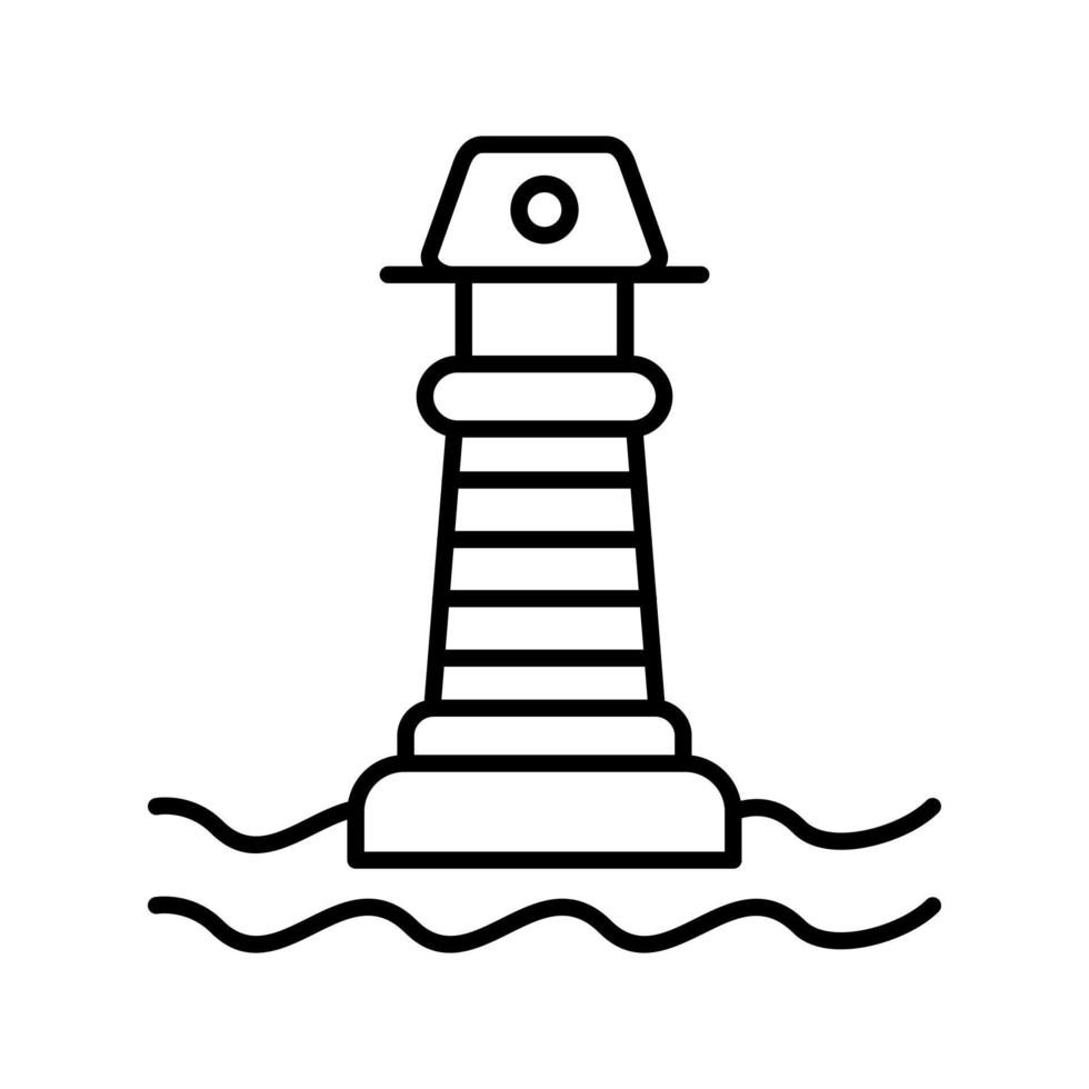 Leuchtturm-Vektor-Symbol vektor