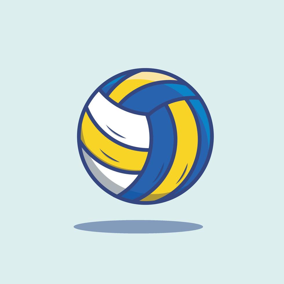 vektor volleyboll. volleyboll sport illustration design
