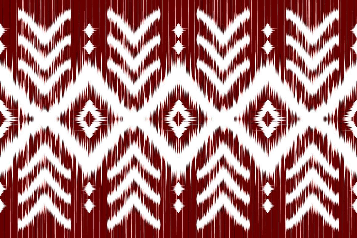 Teppich ethnische Ikat-Kunst. geometrisches nahtloses Muster im Stammes-. mexikanischer Stil. vektor