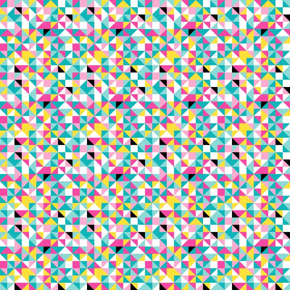 retro origami färgrik sömlös mönster vektor
