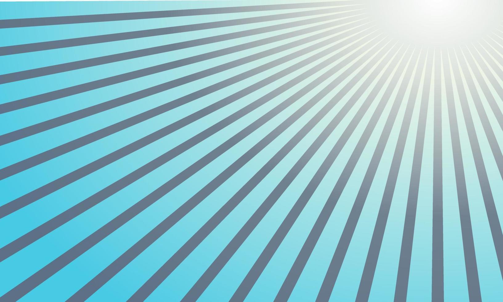 blauer abstrakter sunburst-musterhintergrund. Strahl. radial. sommerbanner. Vektor-Illustration vektor