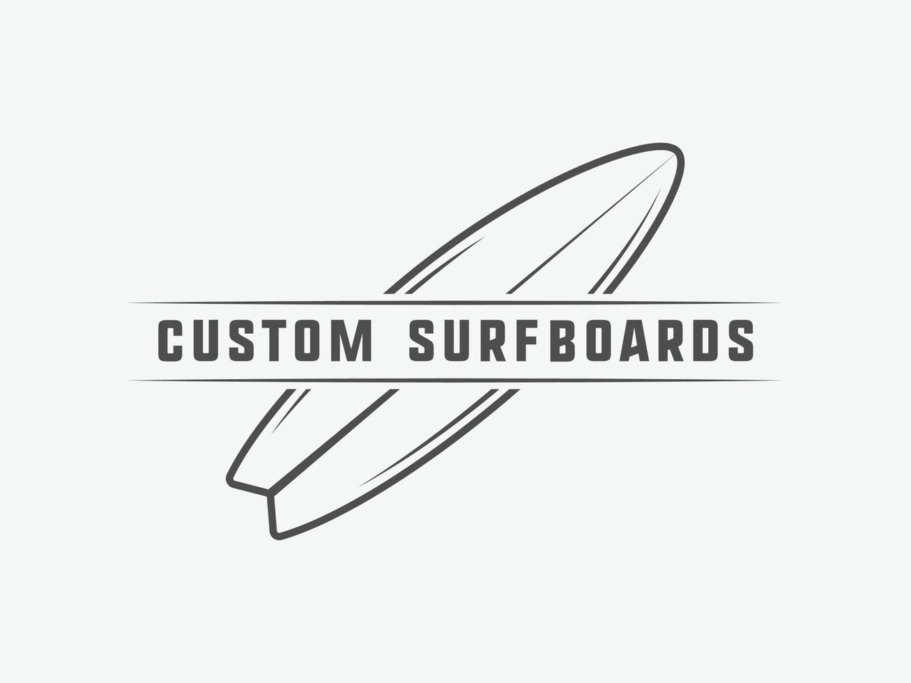 vintage surf-logo, emblem, abzeichen, etikett, marke. Internationale Surftageskarte. Grafik-Design. Vektor-Illustration. Grafik-Design. vektor